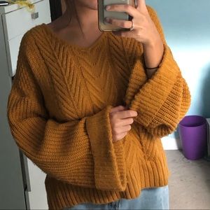 Bell Sleeve Sweater